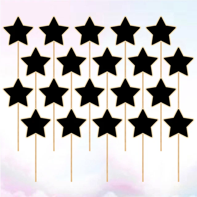 20 piezas Tablero Topper Topper signos marcadores etiquetas para césped de jardín