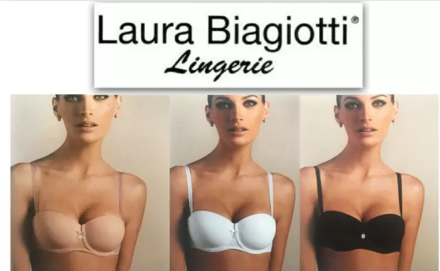 Reggiseno Laura Biagiotti Art. 90132 Balconcino Con Spalline Removibili Coppa B