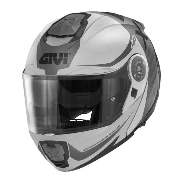 Casque Moduler GIVI X.27 Dimesion Noir/Titane/Argent