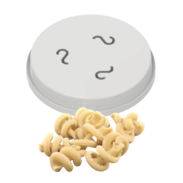 Filière en POM Funghi/Champignons/Schneckle/Trulli pour Kitchenaid