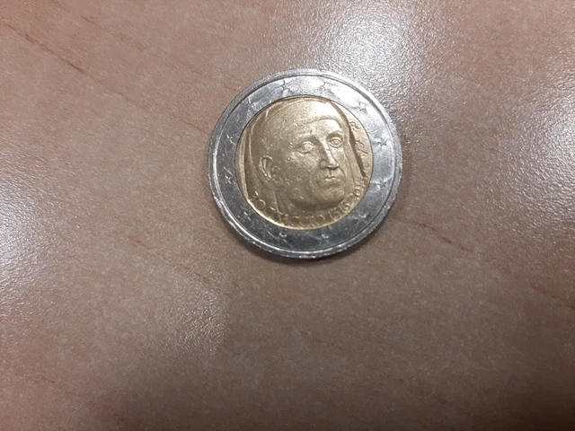 moneta 2 euro boccaccio rara