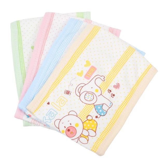 4 Pcs Infant Belly Wrap Baby Navel Bellyband Baby Belly Band Cartoon