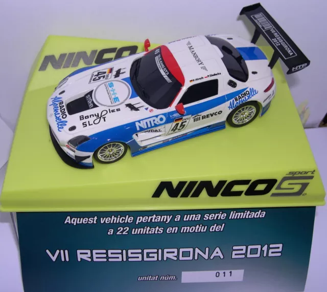 Ninco Mercedes SLS GT3 VII Resisgirona 2012 Off. Drivers Lted. Edit. 22 Units MB