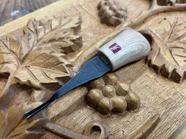 Gunstock Gunsmith Woodcarving V & U Chisel Carving Set for Checkering and Restoration (5 Piece)