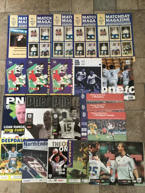 Job Lot Preston North End Programmes