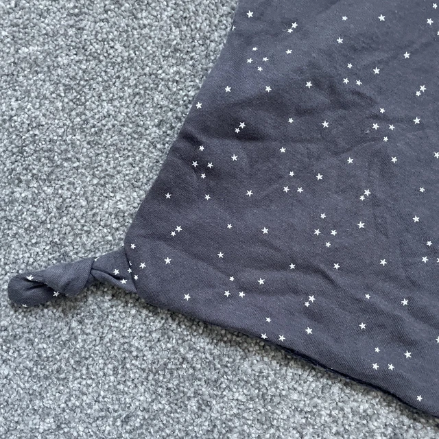 ASDA GREY comforter blanket stars grey bunny rabbit comfort baby
