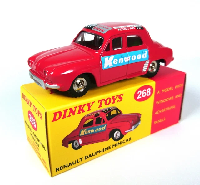 RENAULT DAUPHINE MINICAB Kenwood DINKY TOYS DeAgostini VOITURE