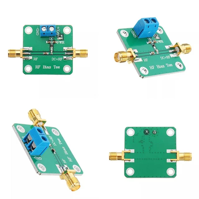 10Mhz-10Ghz Bias Tee RF DC Block Isolatore RF Biaser Coassiale Per HAM Radio Amplificatore A Banda Larga Ricevore SDR GPS BiasTee - Foto 10