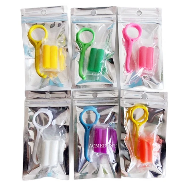 Dental Aligner Chewies Removal Tool Plastic Braces Orthodontic Silicone 100Packs
