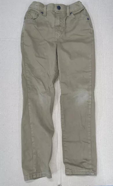 Boys Sonoma Khaki Denim Jeans Straight Size 7