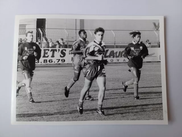 Photographie originale ancienne football Jean Jacques Eydelie Bastia année 1996