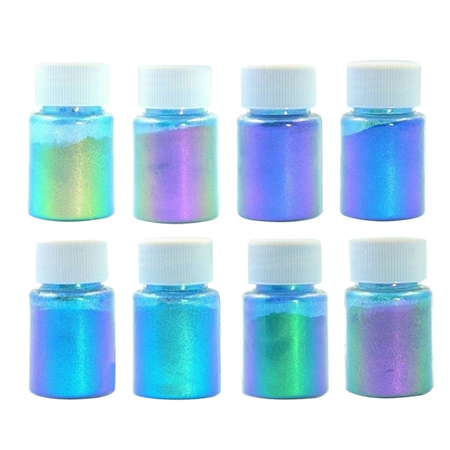 Farbwechsel Glitter Epoxidharz Perlglanzpigment Pulver Farbstoff DIY Schmuck