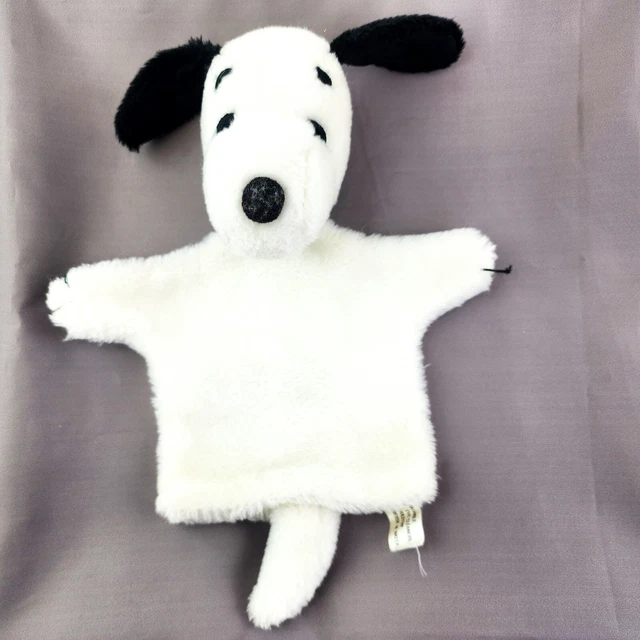 VINTAGE 1968 SNOOPY Plush Hand Puppet Peanuts Gang United Feature