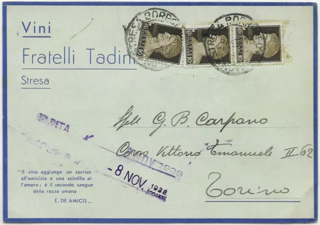 Carte Postale De L'entreprise Fratelli Tadini À L'entreprise Carpano À...