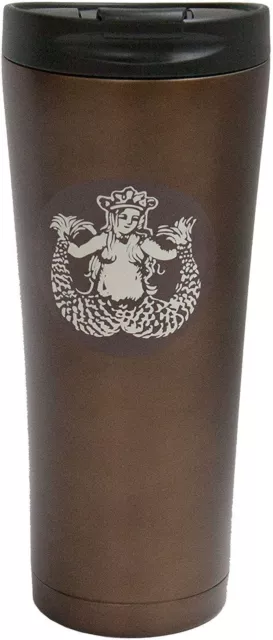 Starbucks 2019 Pike Place Stainless Steel Tumbler Brown NEW WITH TAG