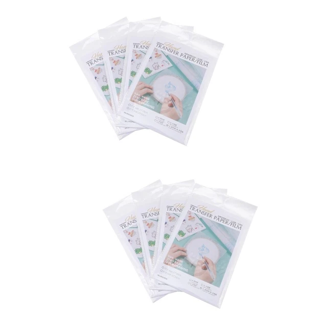 32 piezas película soluble en agua bordado en agua Pva - película transparente soluble