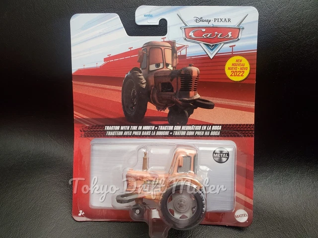Disney Pixar Cars Diecast - Tractor With Tire In Mouth, 1:55 Scale Metal Series - View #6