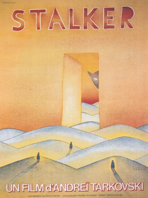 Andrei Tarkovsky's Stalker (1979/France) - Miniature Film Poster/Book Clipping
