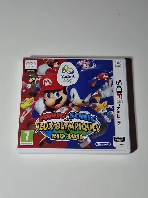 Jeu Mario & Sonic Aux Jeux Olympiques De Rio 2016 – Nintendo 3DS – Neuf Sous Blister