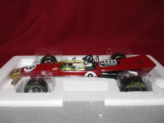 1:18 Lotus Ford 49B Graham Hill WINNER 1968 Monaco F1 GP Quartzo Classic Vitesse