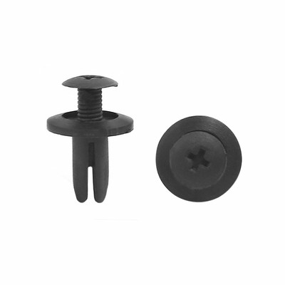50Pcs Rivet Plastique Fixation 8mm Kaki Voiture Pare-Chocs Tapis Porte 