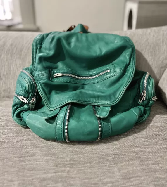 Alexander Wang Marti Leather Backpack : Green