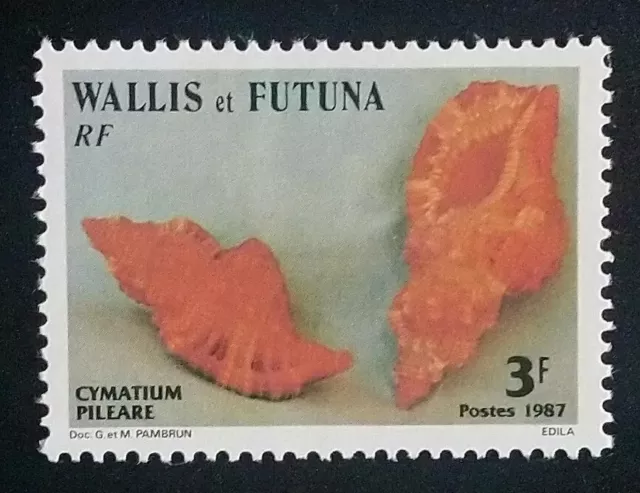 Wallis et Futuna Timbre N°360 Coquillage / NEUF** / 1987