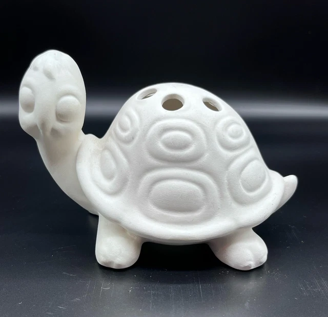Tortuga bisque de cerámica sin pintar