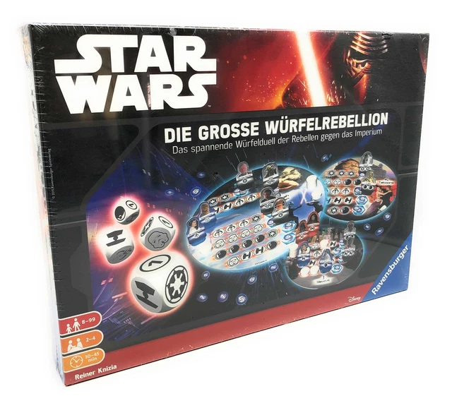 Ravensburger 266647 Star Wars - Die große Würfelrebellion Familienspiel NEU