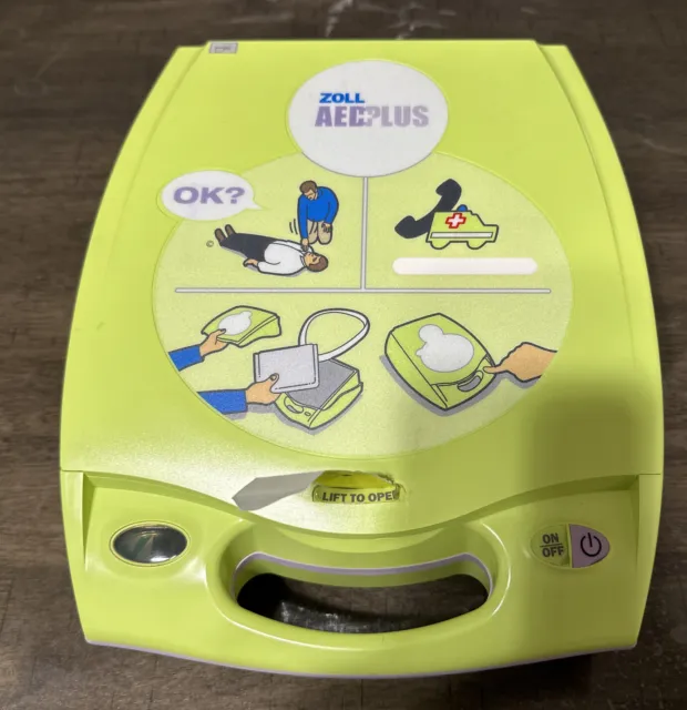 Zoll AED Plus Defibrillator with Pads Batteries