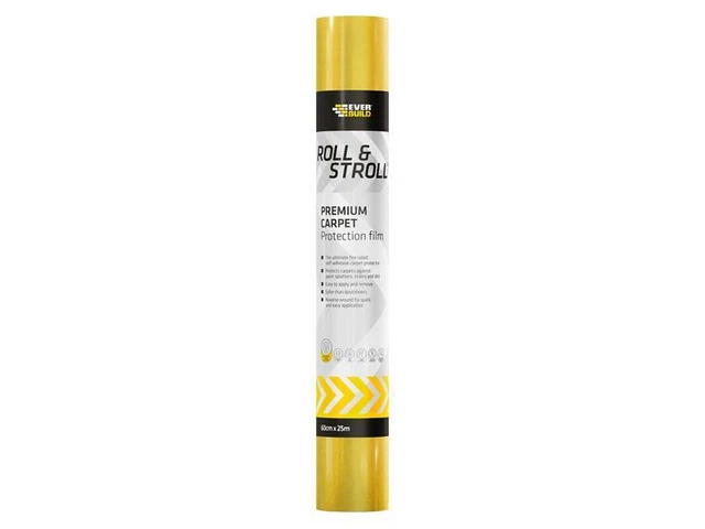 Protector de alfombras premium Everbuild ROLL75 600 mm x 75 m