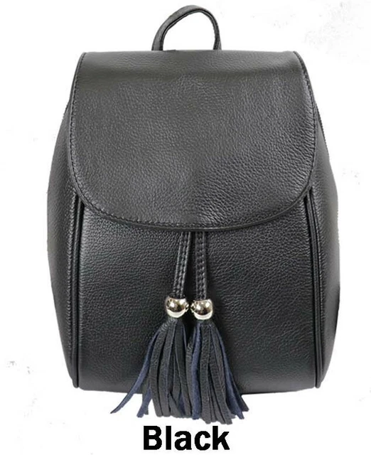 bagitali leather backpack Roma small convertible backpack/handbag in Tan CW CW tablet sleeve Glide Backpack Full Grain Black
