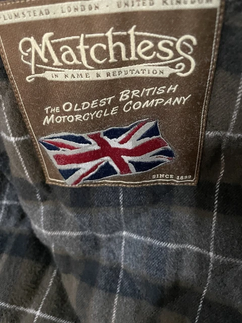 MATCHLESS-WEAR THE Oldest British Motorcycle mens leather jacket