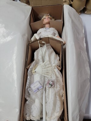 Ashton-Drake Galleries Southern Bride "Florence" Porcelain Doll, 958-E