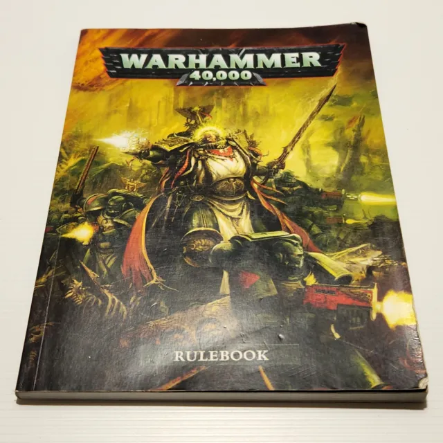 Warhammer 40K - The Rules 2012 Soft Cover Pocket A5 Rulebook RPG 40,000 Used VGC