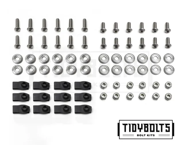 Ford Mustang 1967 - 70 Stainless Steel Fender & Shock Tower Dress Up Bolt Kit