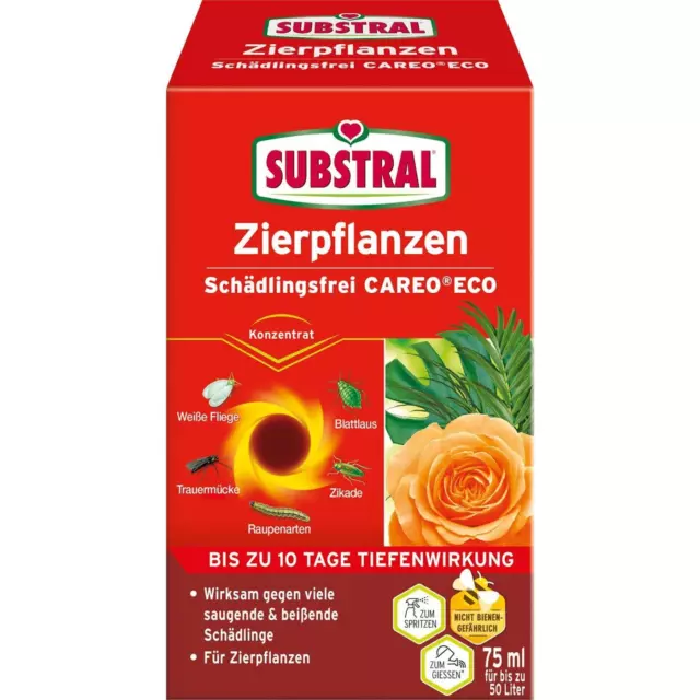 Substral Zierpflanzen Schädlingsfrei Careo ECO Insektizid Balkon Schädlinge 75ml