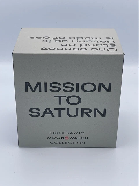 OMEGA X SWATCH Bioceramic Speedmaster MoonSwatch Mission To Saturn 