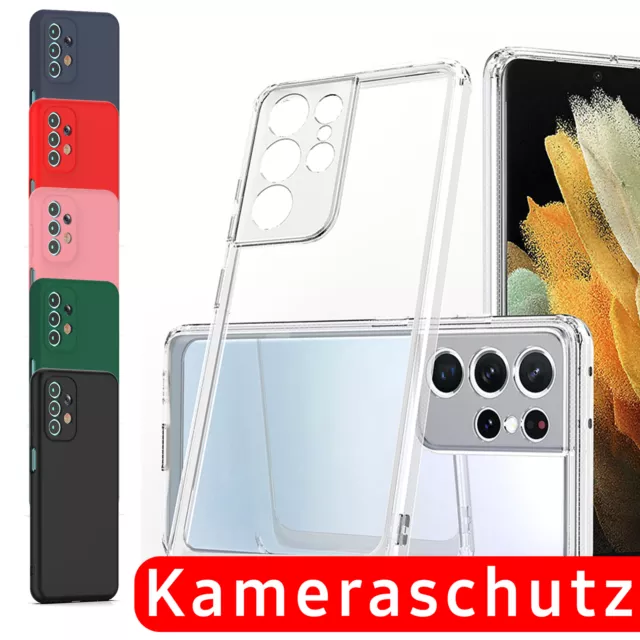 Hülle FÜR Samsung Galaxy S23 S22 S21 S20 FE Ultra Plus A13 A12 S10 Schutz Case