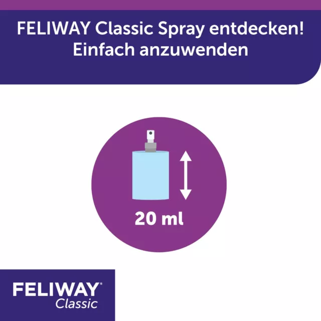 Spray de transport Feliway Classic 20 ml spray de voyage / spray pompe (522,50 € / L) 3