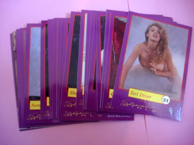ADULTS ONLY 1 To 24 x TRADING CARD SET - SERIES GIRLS - FULL SET.