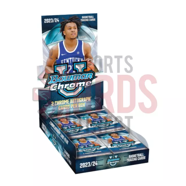 TOPPS BOWMAN UNIVERSITY Chrome Basketball 202324 Hobby Box £189.99