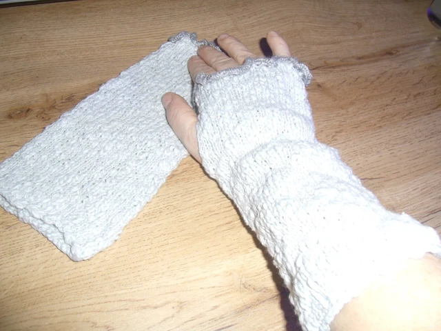 armstulpen handgestrickt