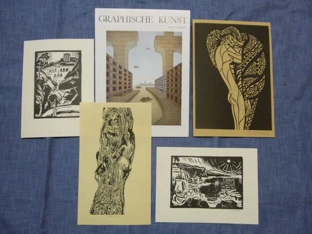 Graphische Kunst Heft 24 / 1. Heft 1985 Ausgabe C mit Originalgraphik-Beilagen V