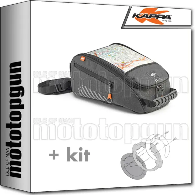 Kappa Borsa Serbatoio Ah213 Tanklock + Attacco Kawasaki Z 900 Z900 Rs 2020 20