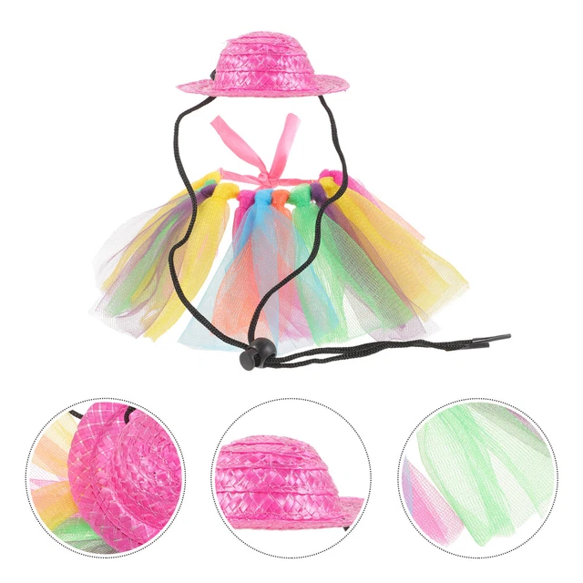 1 set criceto oggetto costume cappello da animale domestico per piccoli animali 3