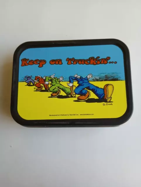 R Crumb Keep On Truckin... 4.25 x 3 x 1 Inch Stash Tin