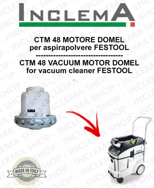Moteur D'aspiration Domel Pour Aspirateur Festool CTL MIDI - Pièce D'origine 14028447