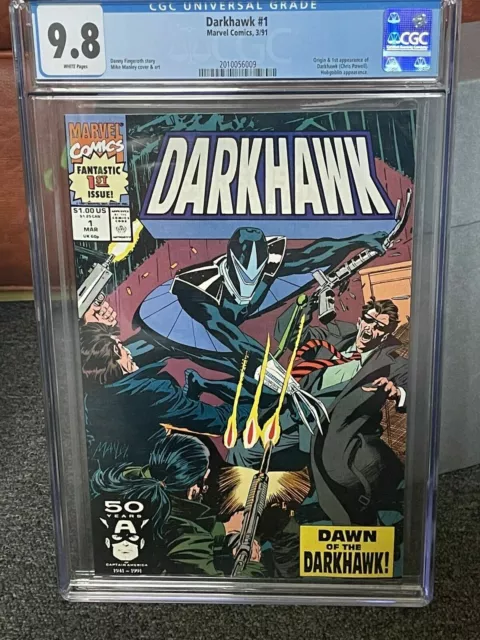 Darkhawk #1 CGC 9.8 Marvel 1991 1st Appearance! Key Copper! WP! M7 209 cm