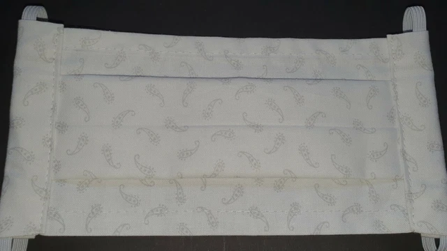 Masque De Protection Enfant AFNOR - Tissu 100% Coton, 2 épaisseurs, Poche Centrale - Neuf Fabriqué En France